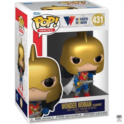 Figurine Funko POP Wonder Woman Flashpoint (Wonder Woman 80ème anniversaire)