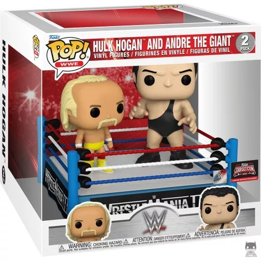Figurine Funko POP Hulk Hogan & Andre The Giant (Exclusive)