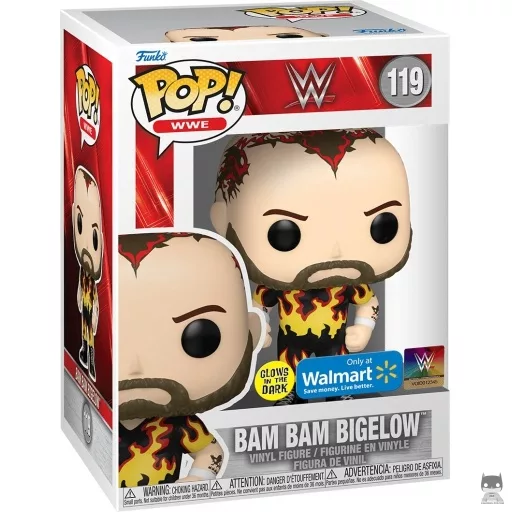 Figurine Funko POP Bam Bam Bigelow (Glow in the Dark) (WWE)