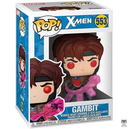 Figurine Funko POP Gambit avec des cartes (Bobble head)
