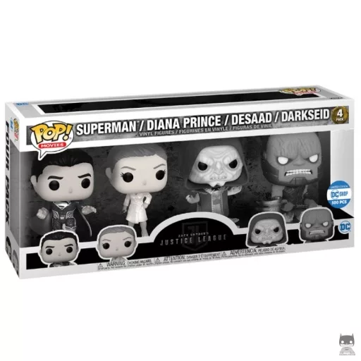 Figurine Funko POP Superman, Diana Prince, Desaad & Darkseid (Pop! Vinyl)
