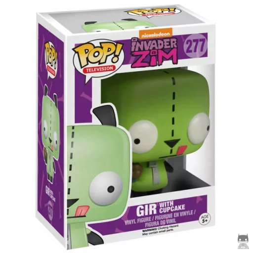 Figurine Funko POP GIR avec Cupcake (Zim l'envahisseur)