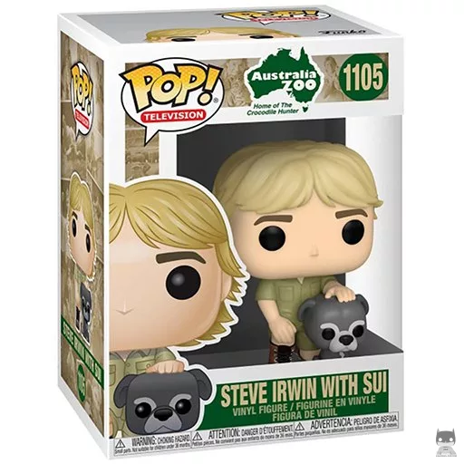 Figurine Funko POP Steve Irwin avec Sui (Zoo Australien)