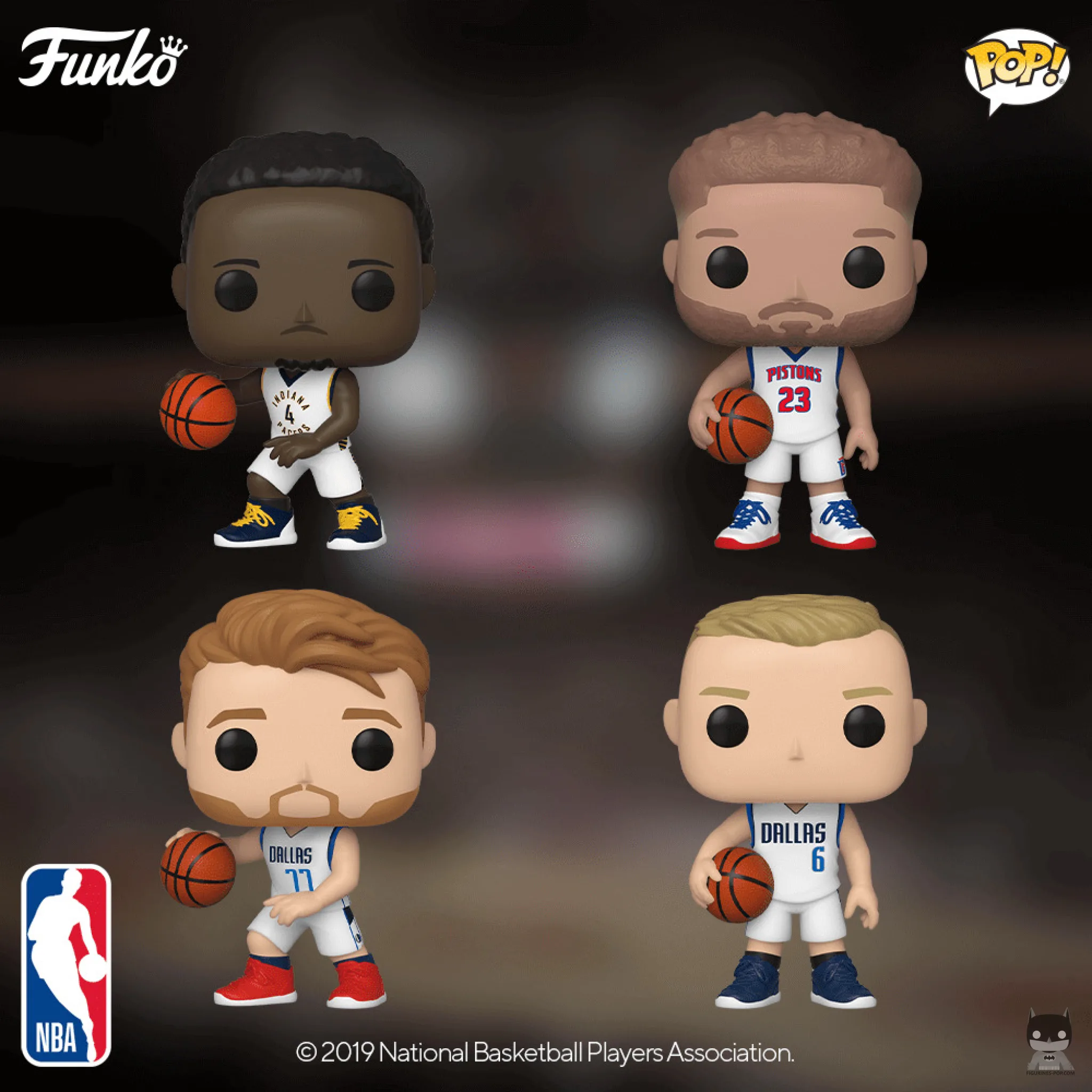 4 nouvelles figurines des joueurs NBA