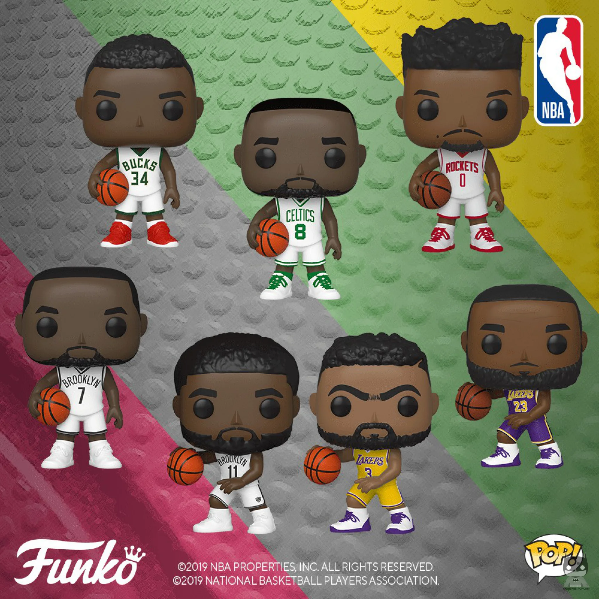 7 nouveaux joueurs de NBA en POP