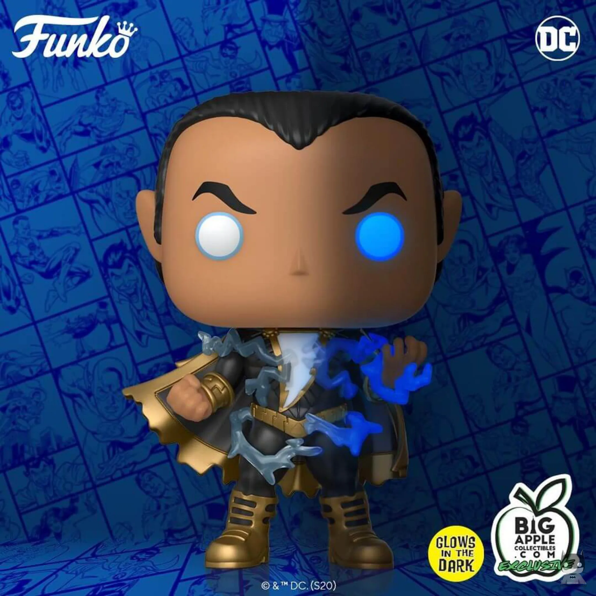 Black Adam en POP Glow in the dark