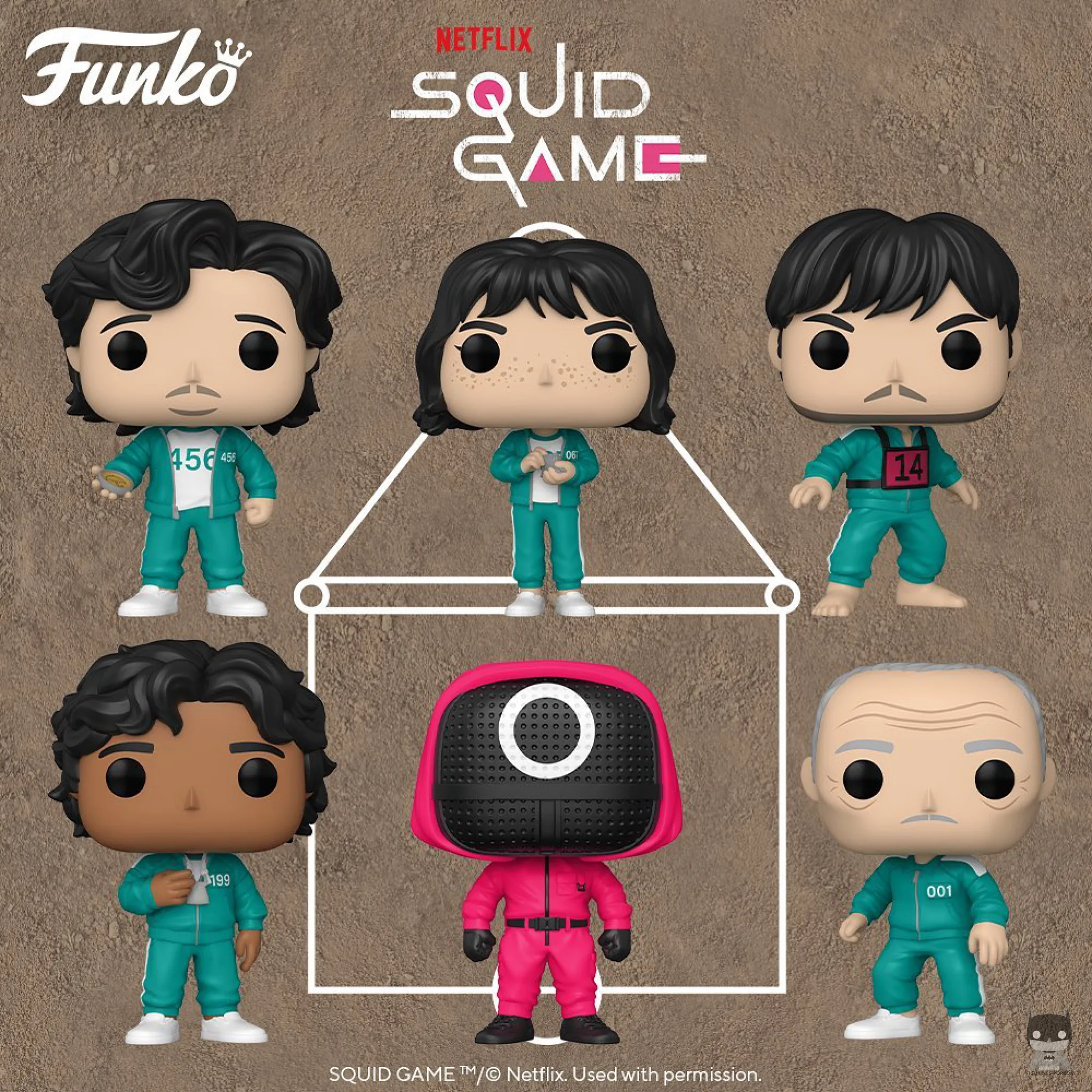 Déferlante de Funko POP Squid Game
