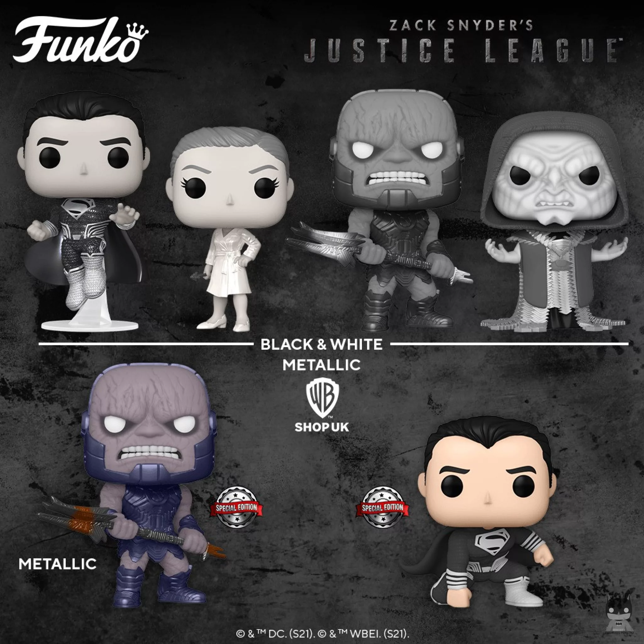 Déferlante de POP pour la Justice League de Zack Snyder