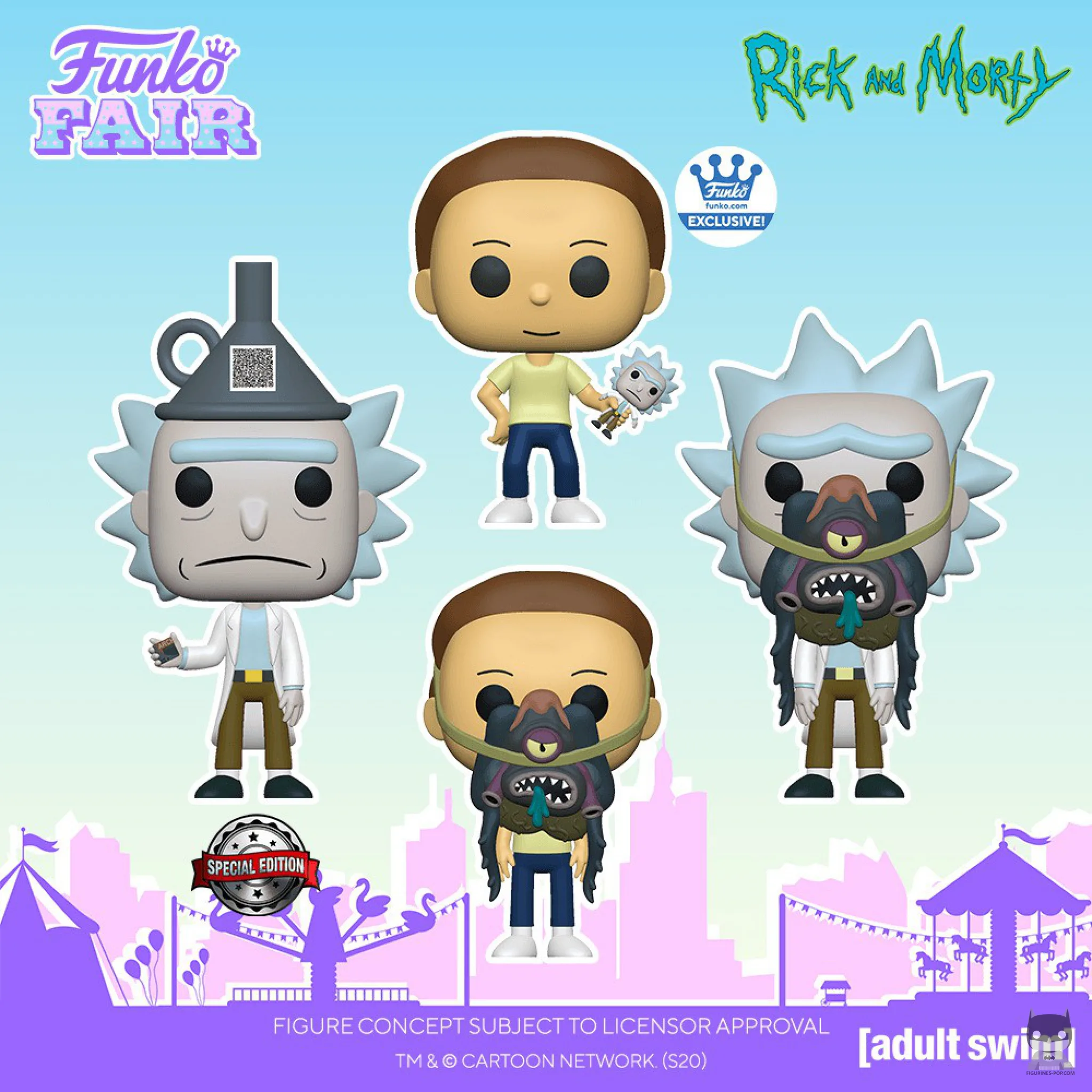 Déferlante de POP Rick et Morty