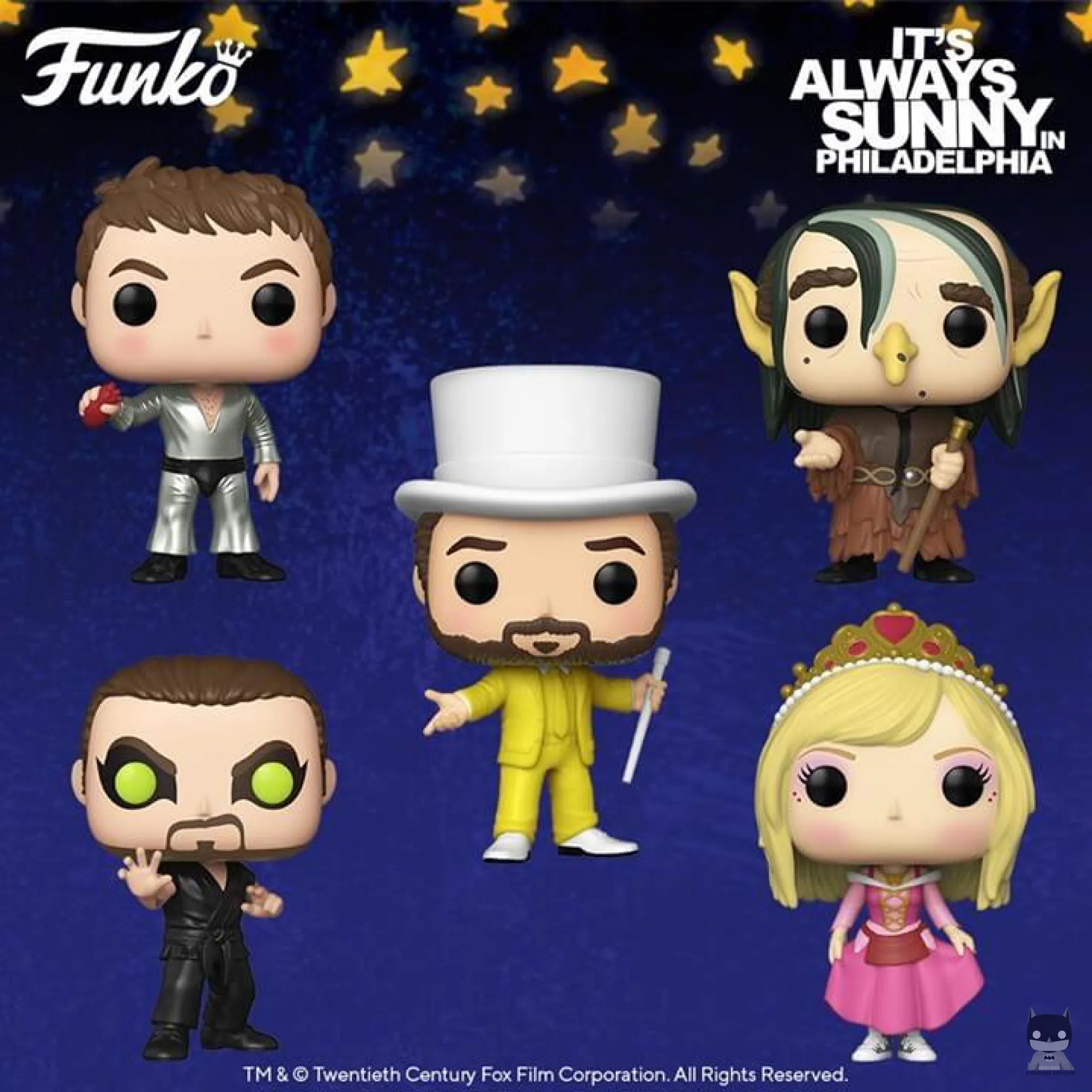 Des figurines tirées de la série It’s always sunny in Philadelphia