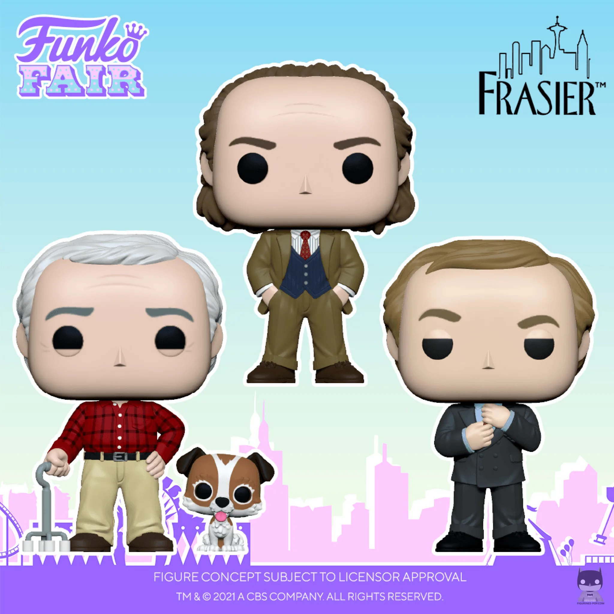 Des POP de la série Frasier