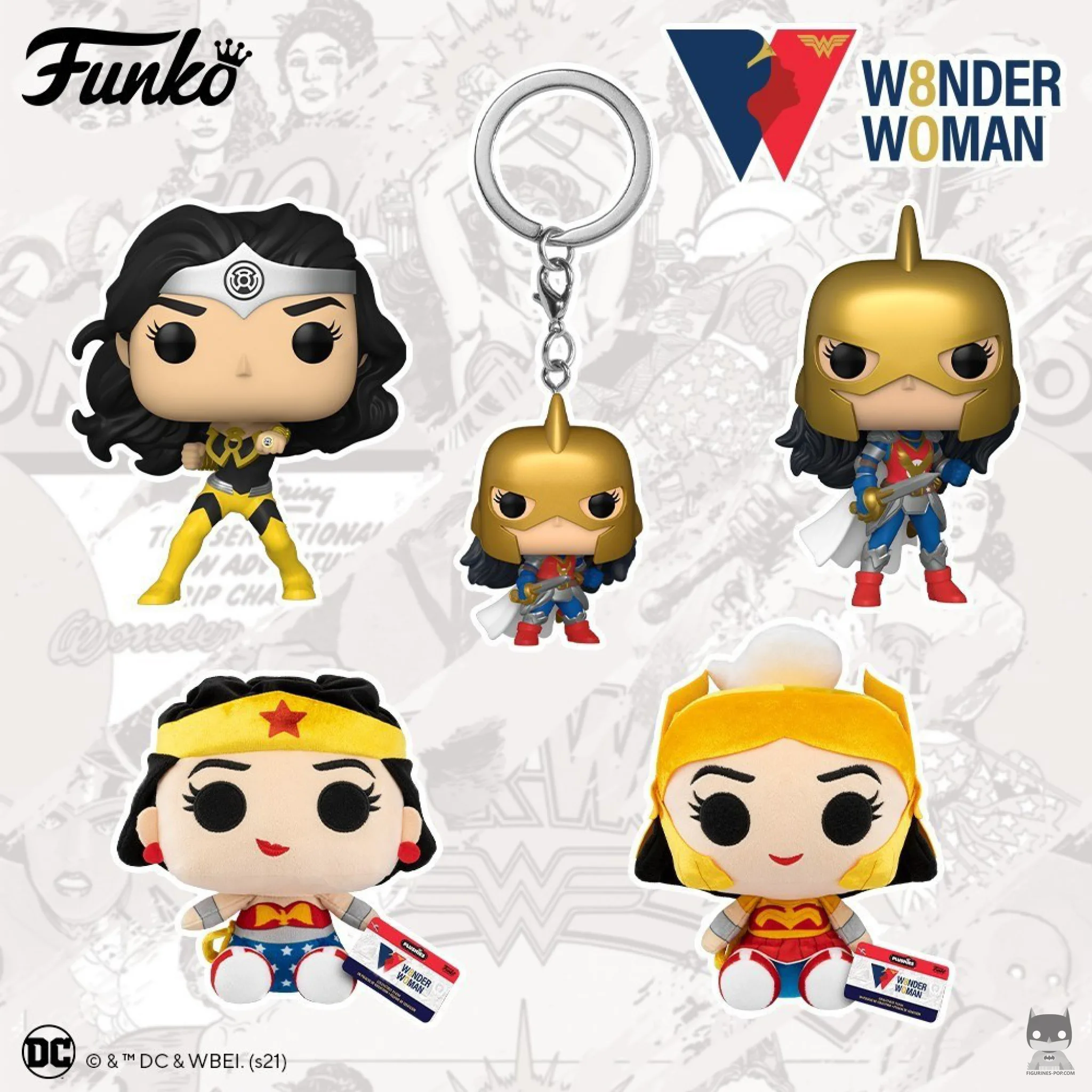 Deux nouvelles POP pour les 80 ans de Wonder Woman
