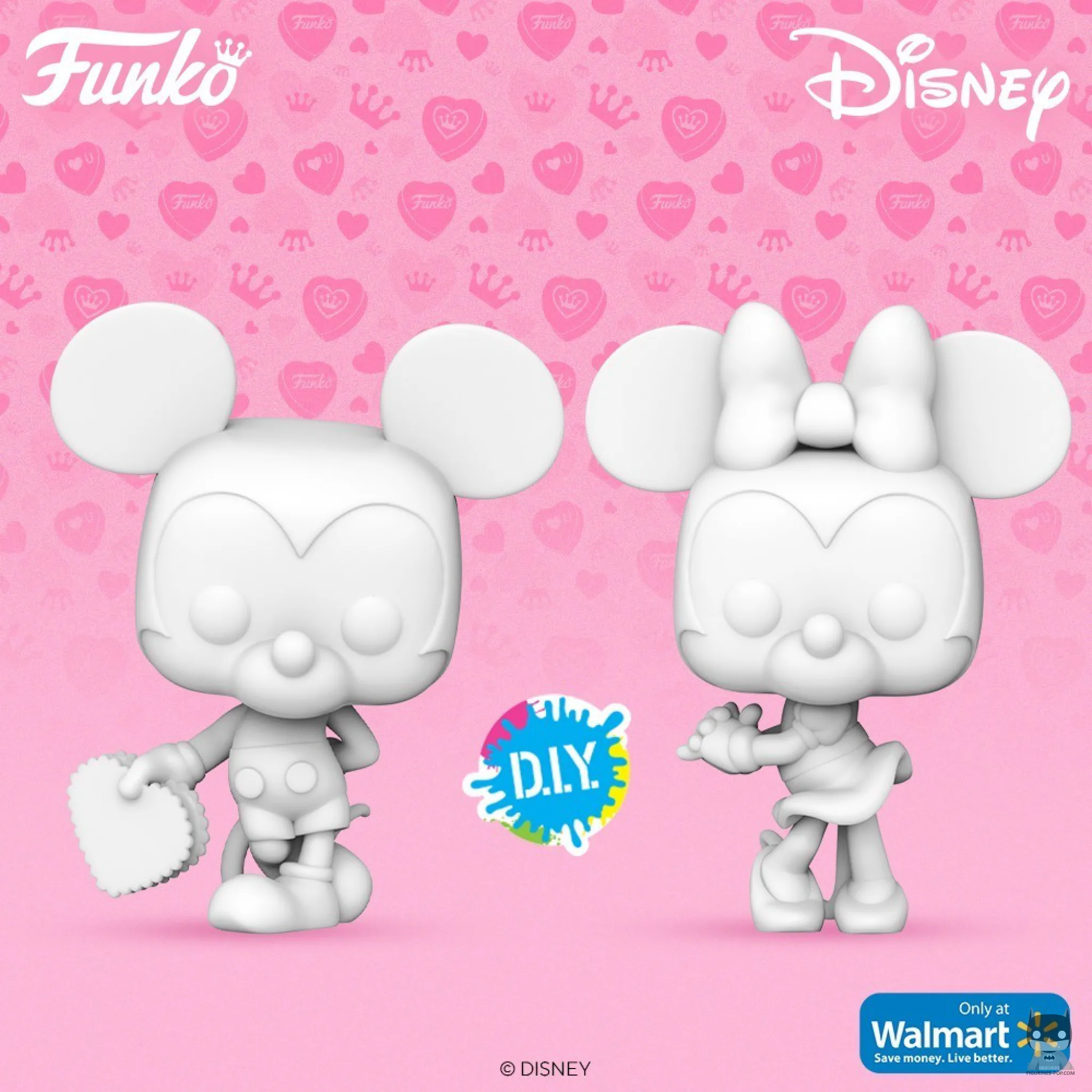 Envie de personnalisation ? Mickey et Minnie en POP DIY