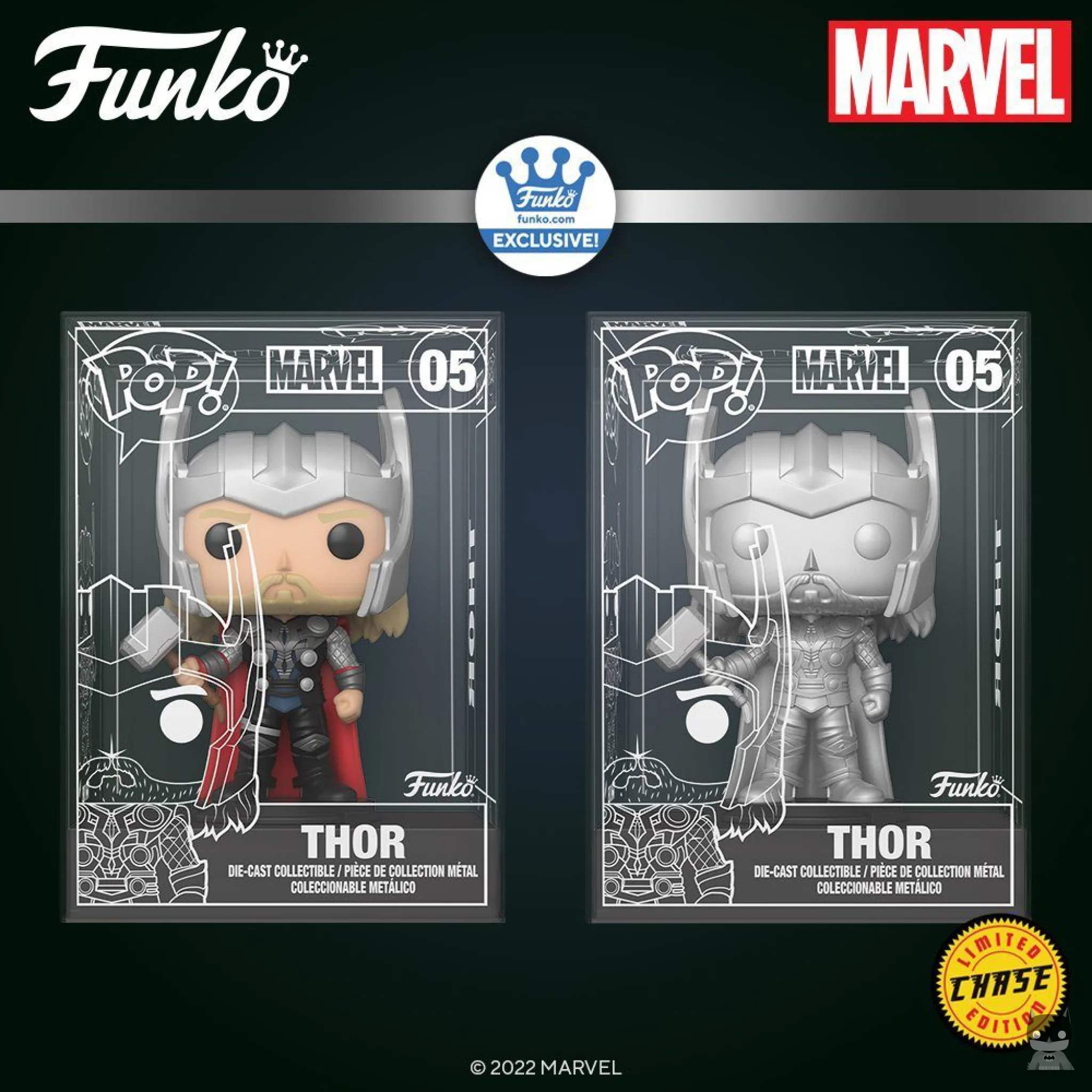 Funko dévoile la POP Die-Cast de Thor (et sa version Chase)