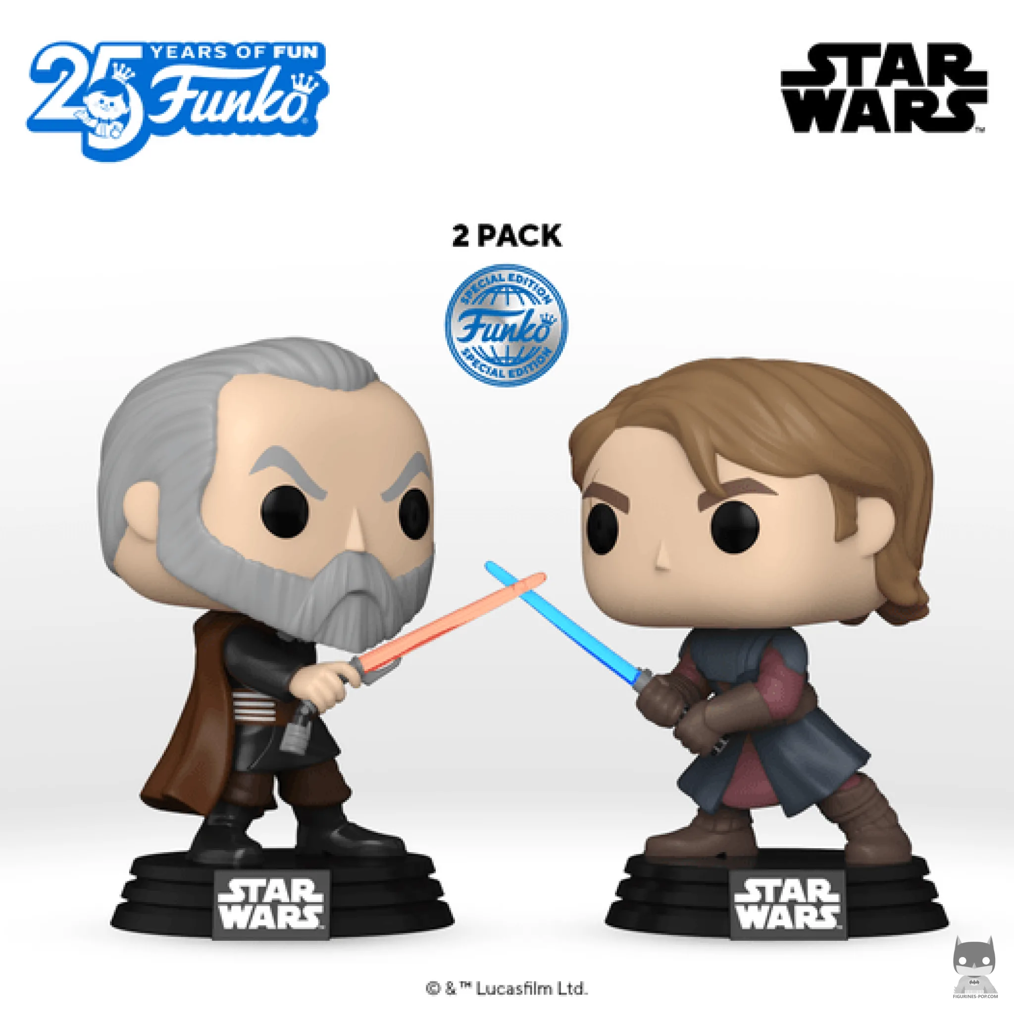 Funko recrée le duel entre le Comte Dooku et Anakin Skywalker dans la Guerre des Clones