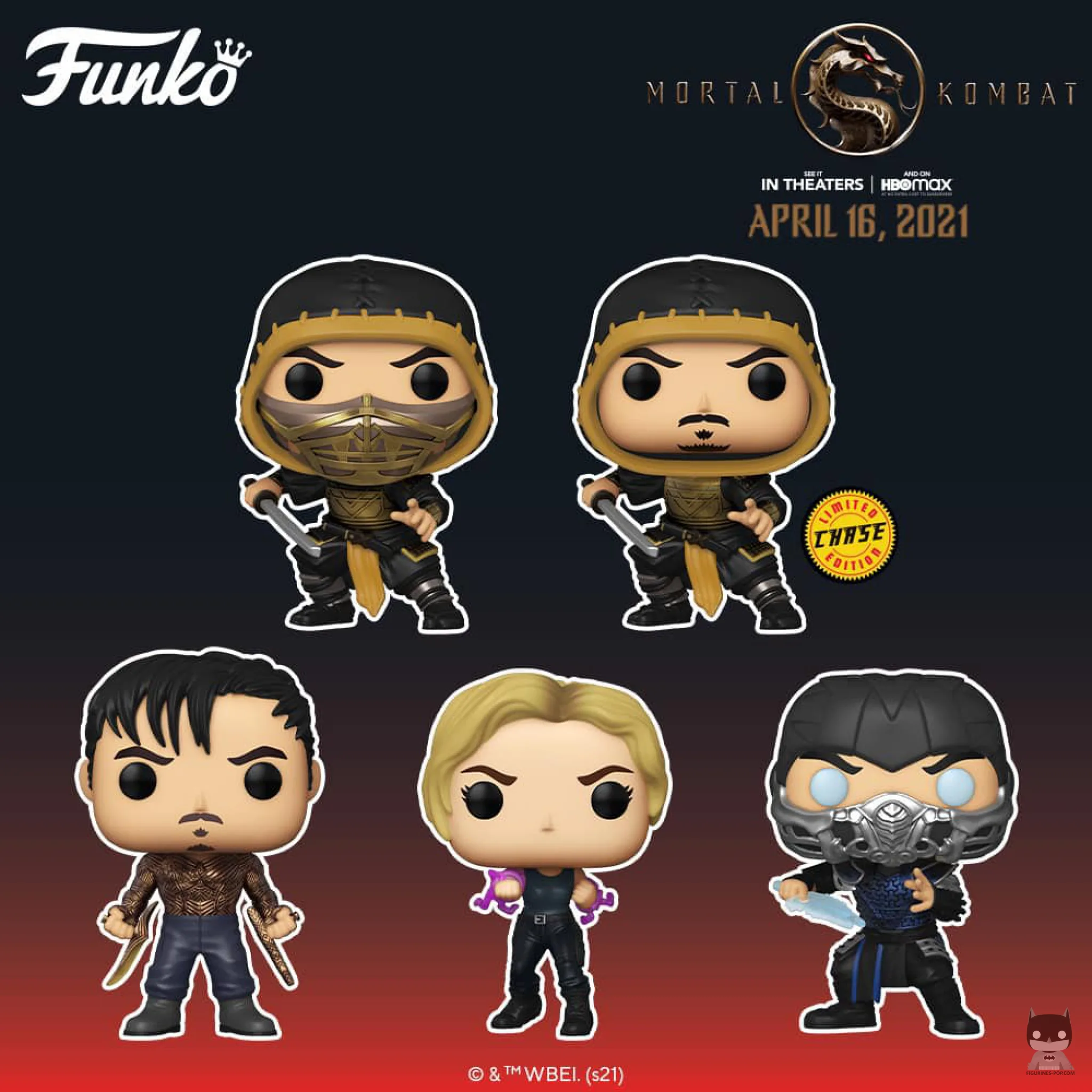 Funko révèle de nouvelles POP Mortal Kombat