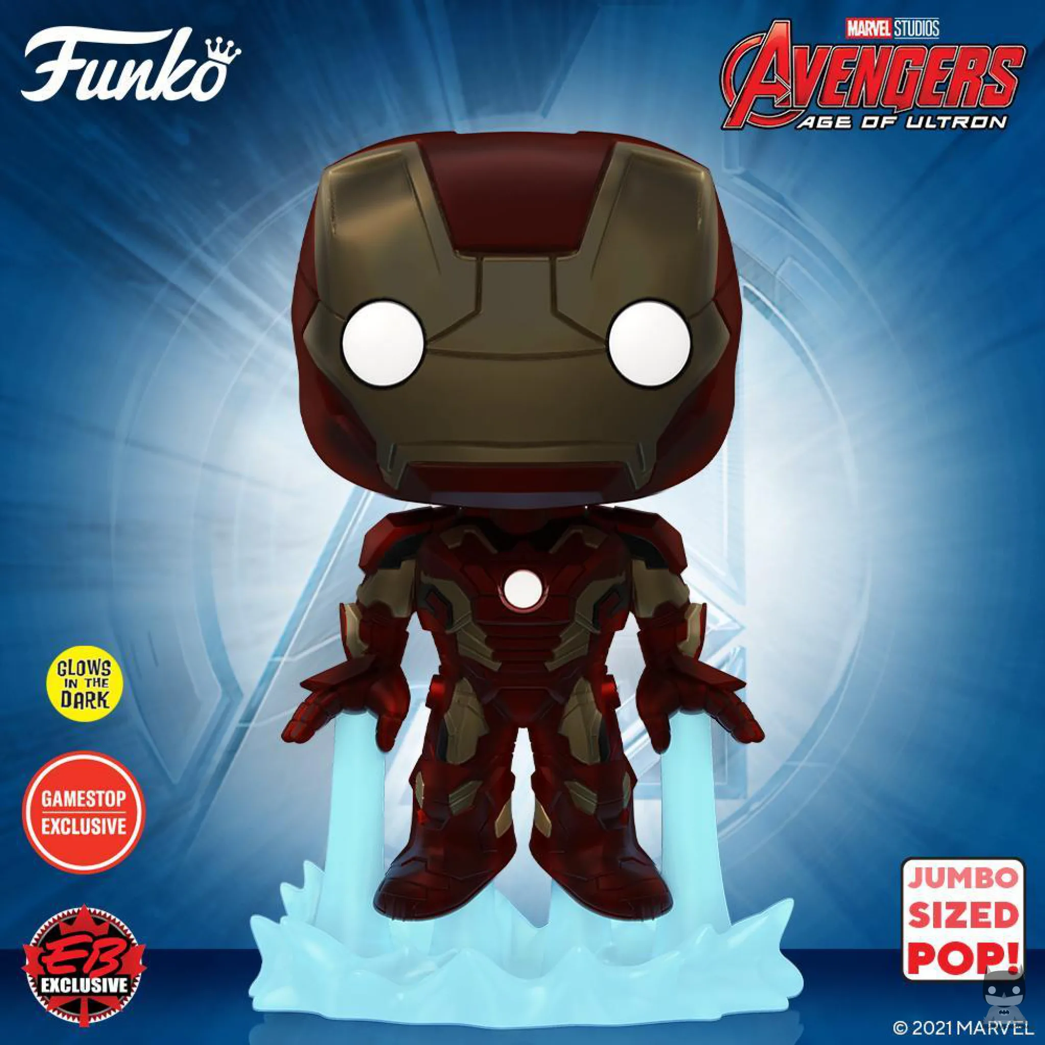 Iron Man débarque en POP Supersized et GITD