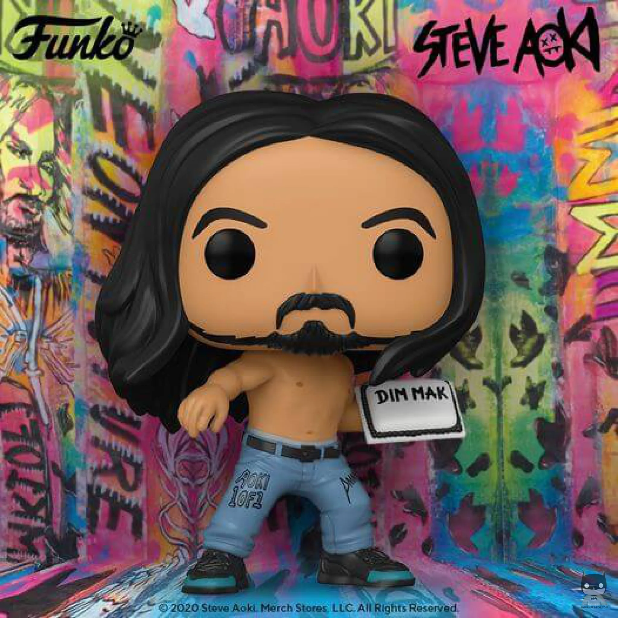 La POP du DJ Steve Aoki jetant un gâteau