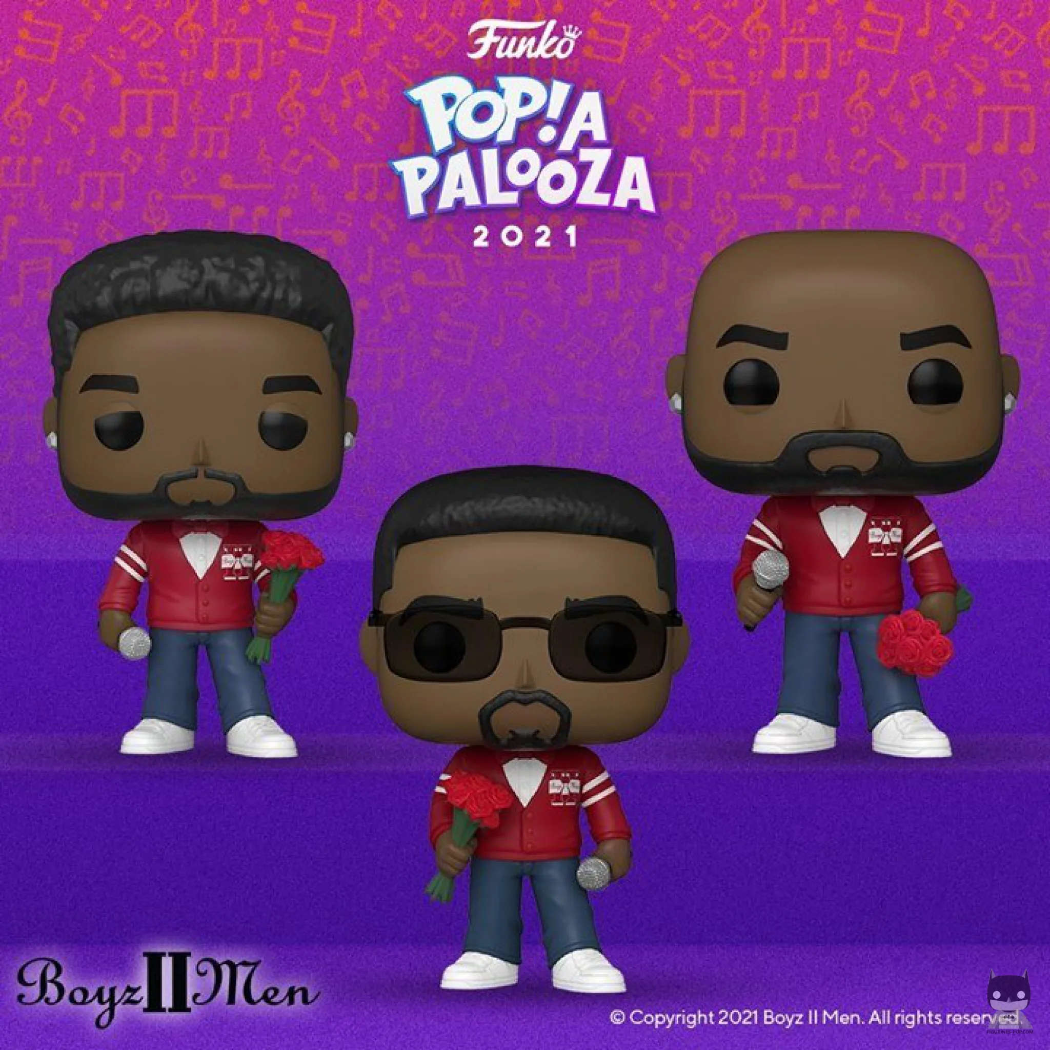 Le groupe américain Boyz II Men popifié