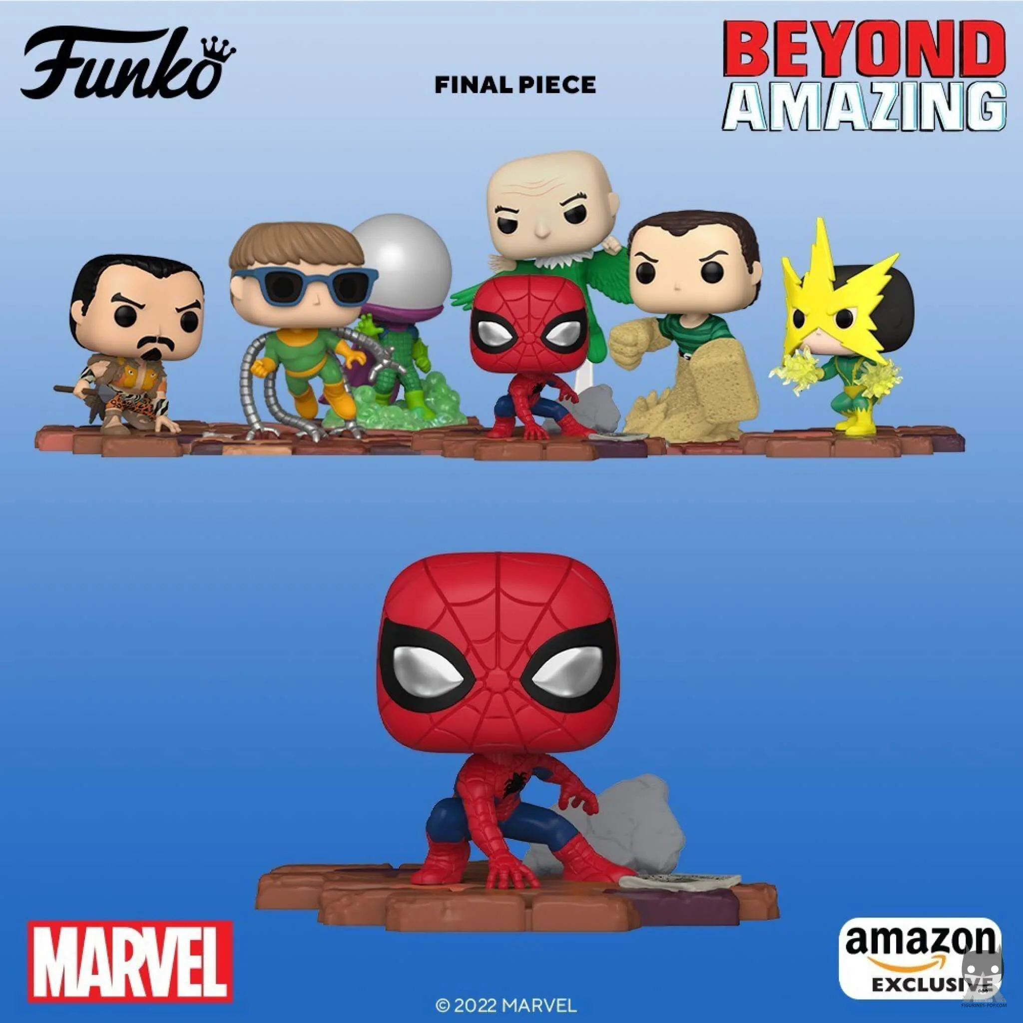 Le set Funko POP Marvel Sinister Six au complet