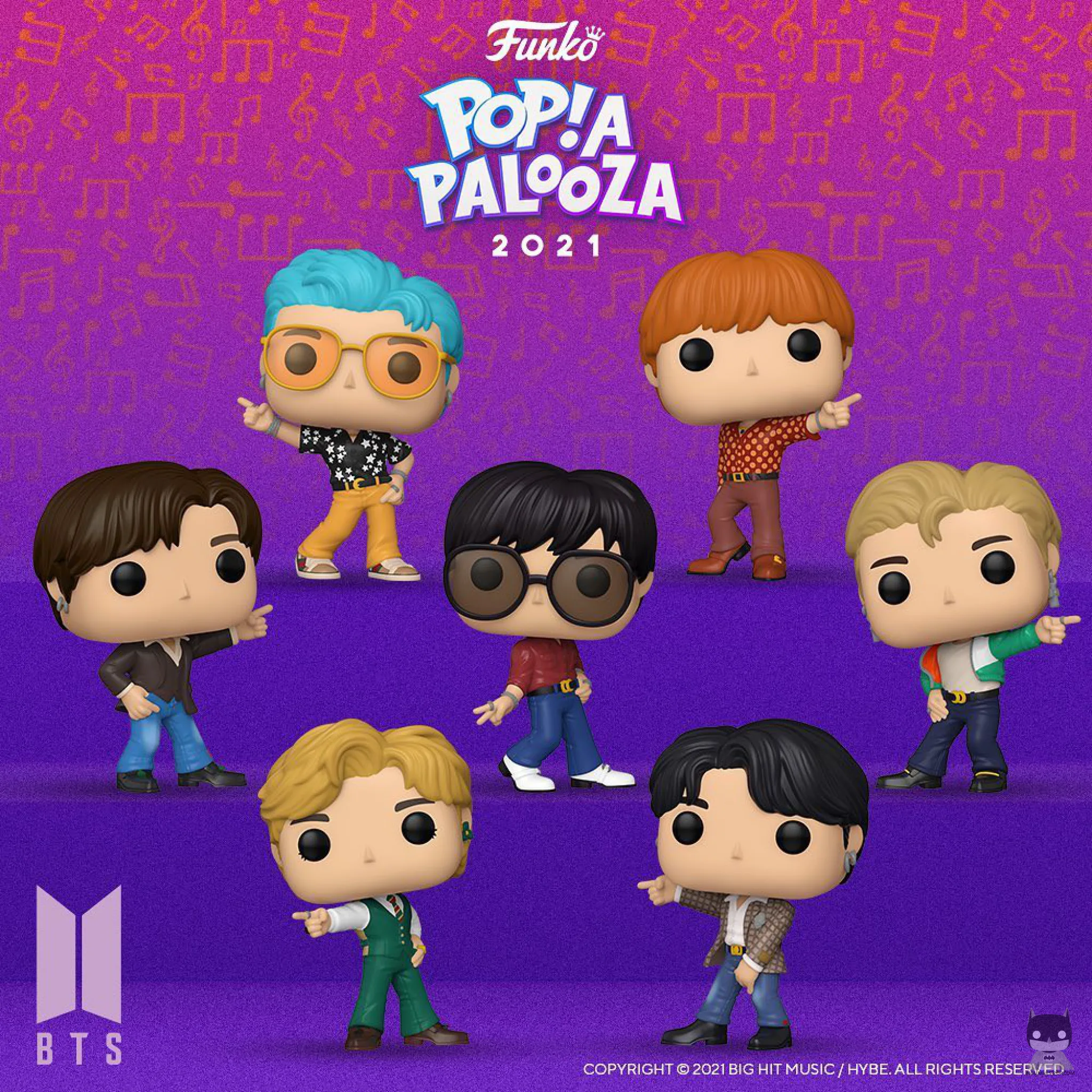 Les BTS reviennent en POP pour Palooza 2021
