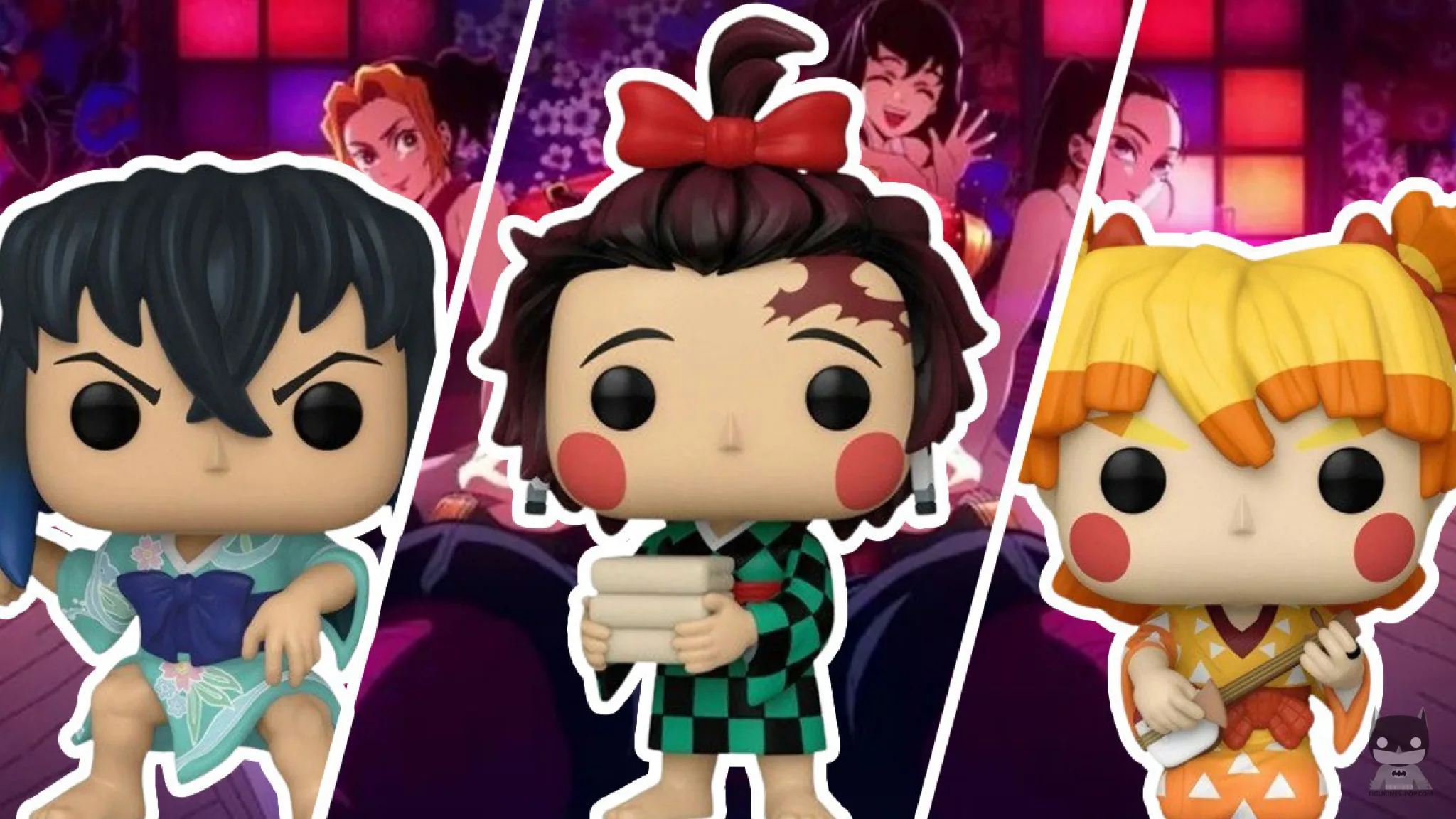 Les nouvelles POP Demon Slayer tirées de l'arc Entertainment District