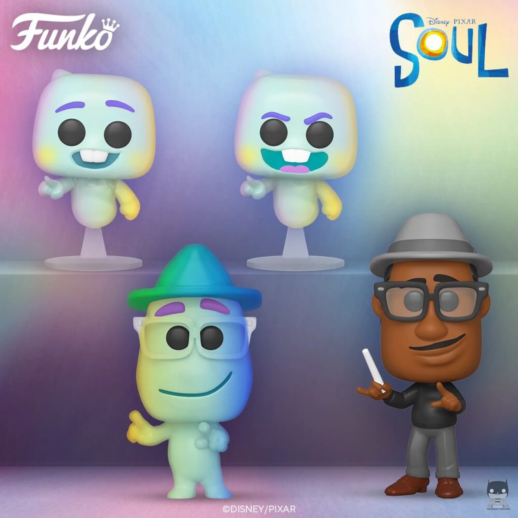 Les personnages de Soul (Disney Pixar) en POP