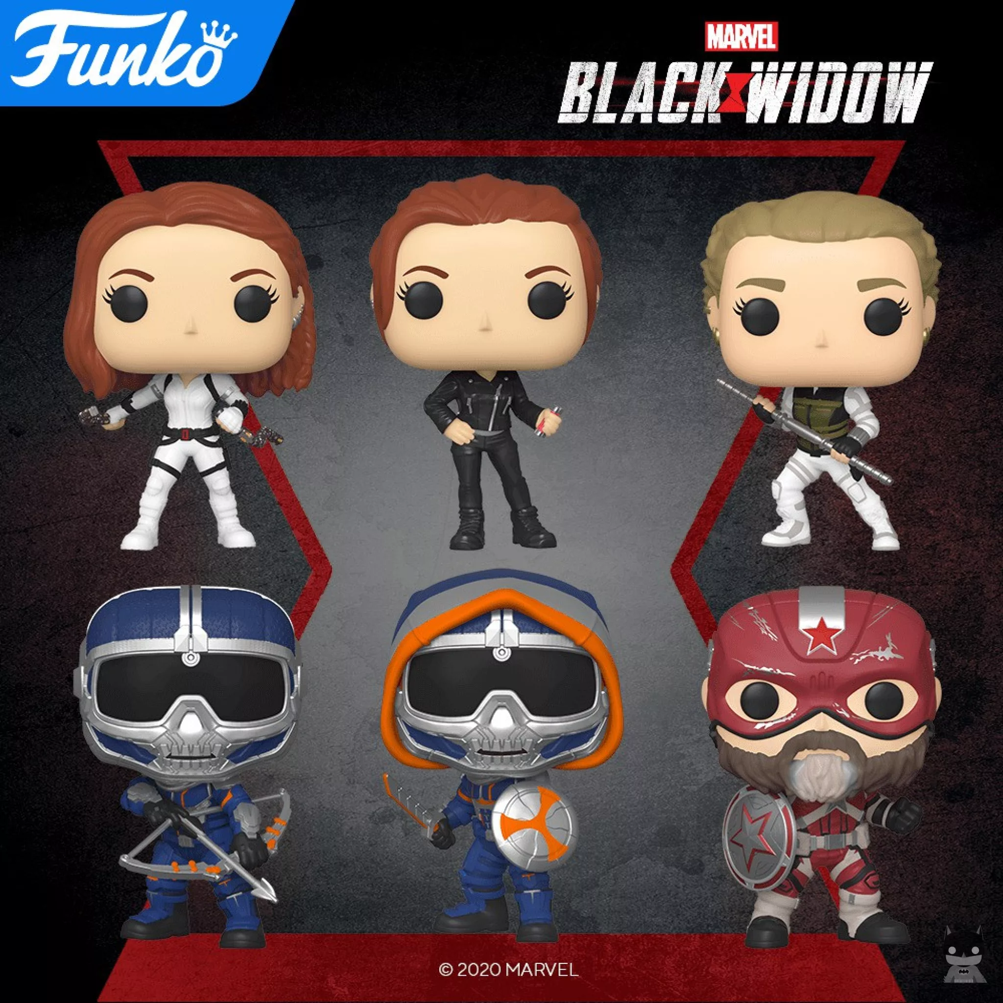 Les premières figurines POP Black Widow dévoilées