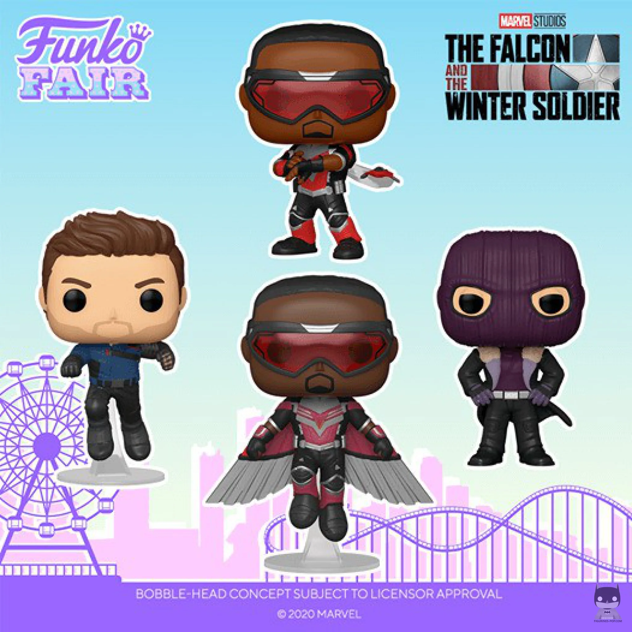 Les premières POP de Falcon et le soldat de l’hiver