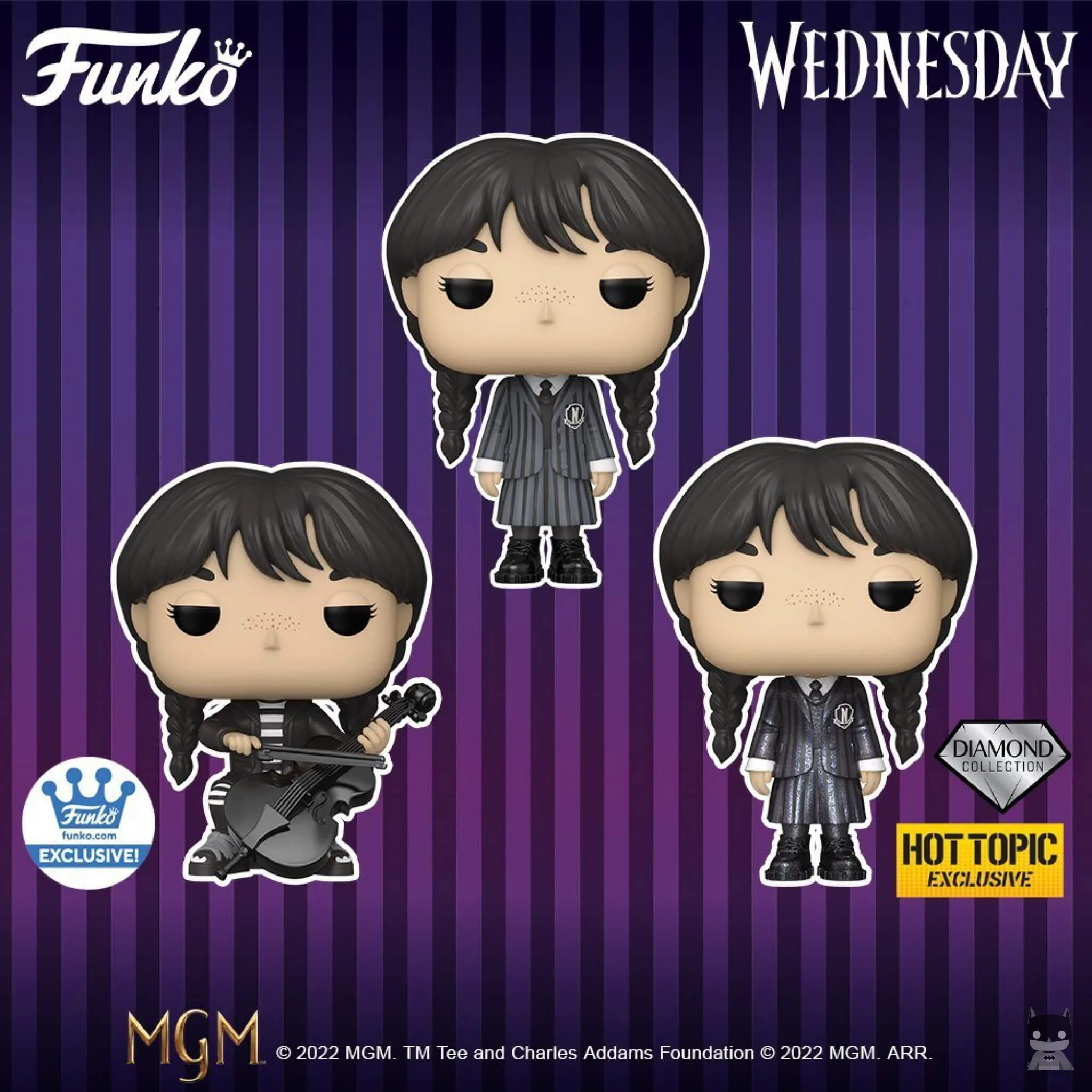 Les premières POP de Mercredi Addams