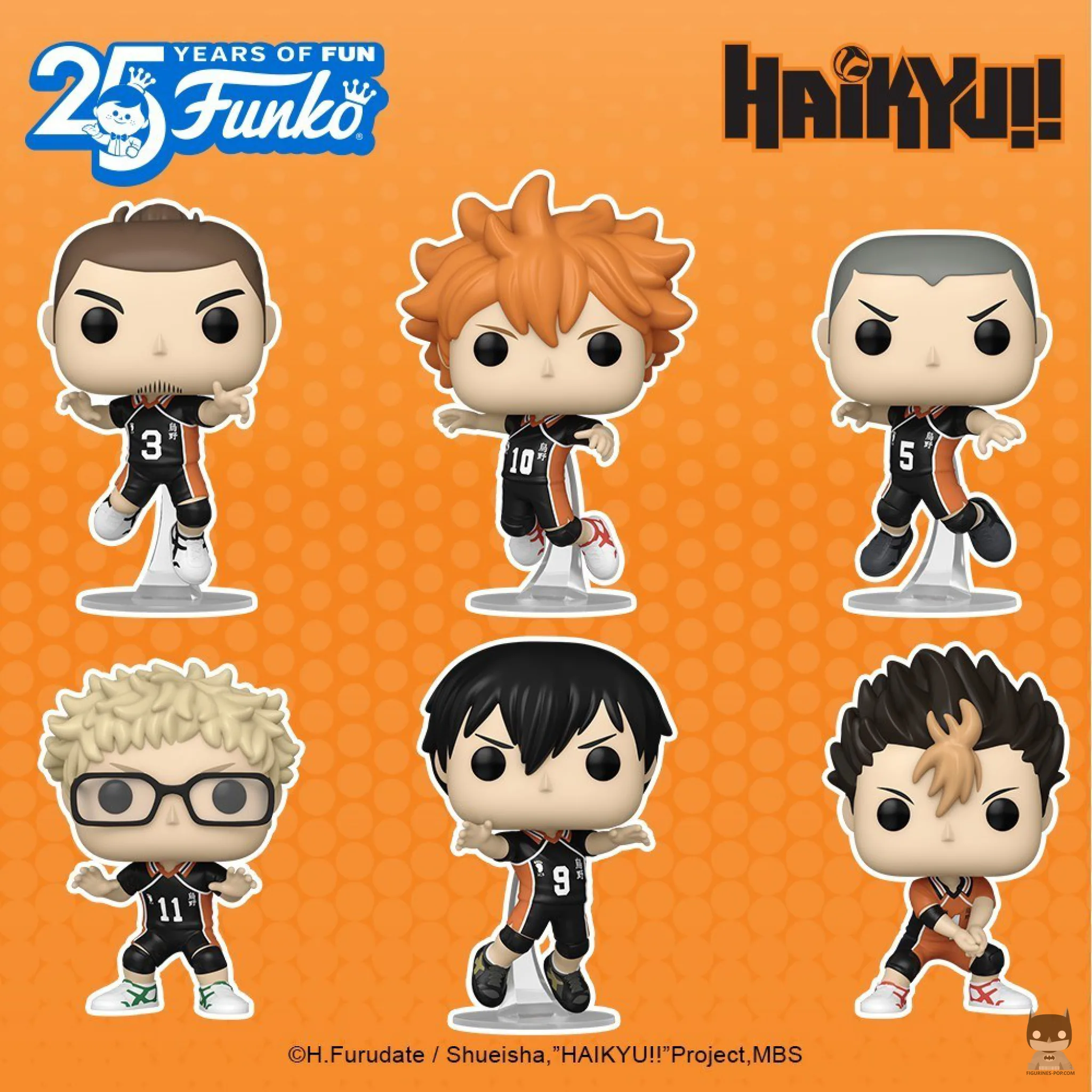 Les toutes premières POP tirées de Haikyū!!