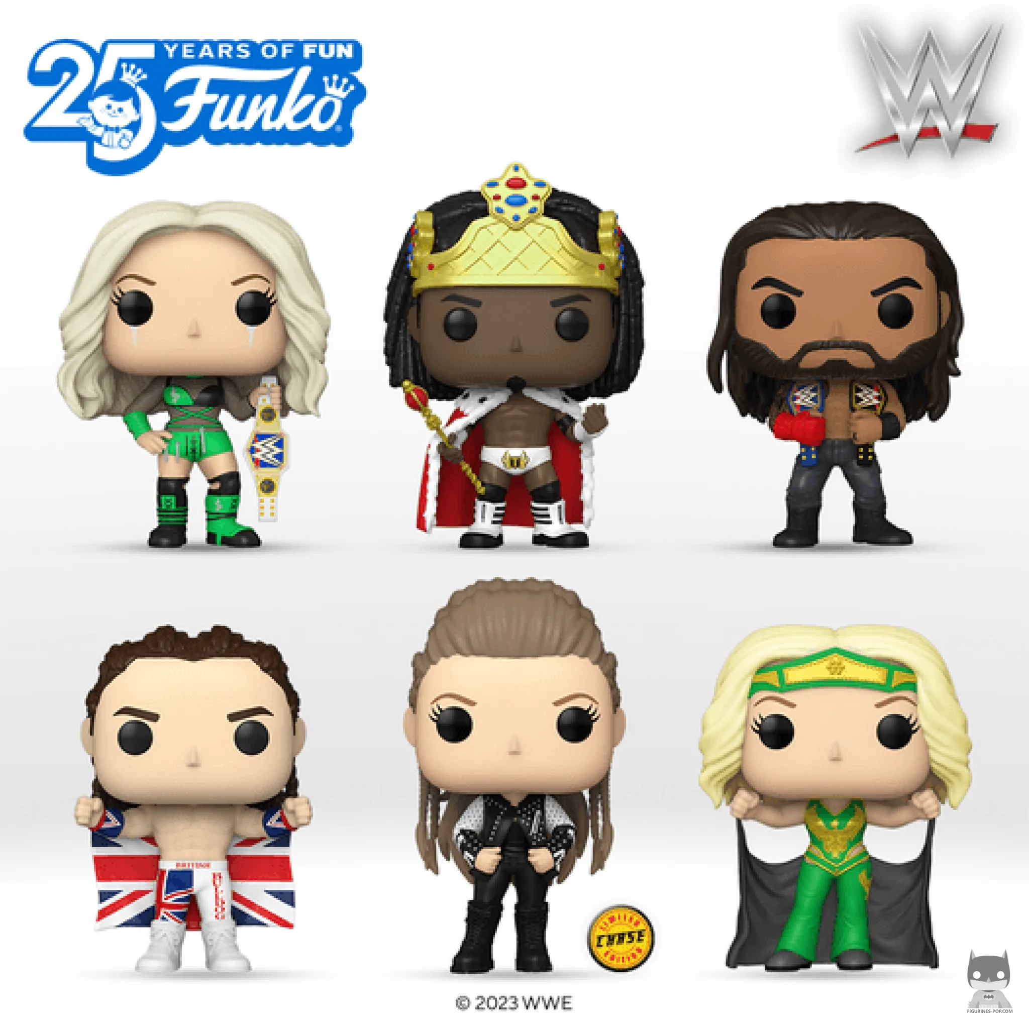 Nouvelle vague de POP WWE 2023 avec 6 figurines