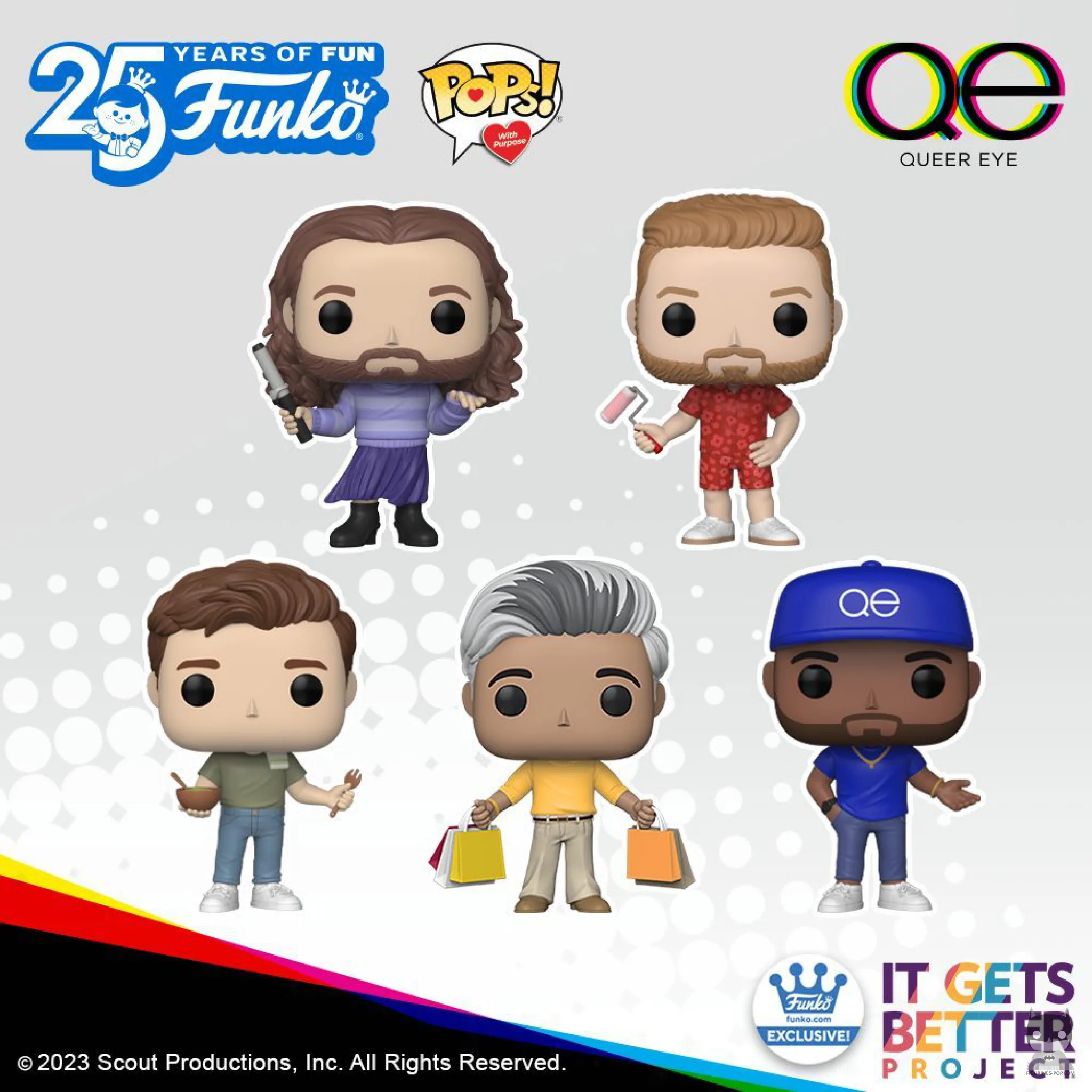 Queer Eye débarque en Funko POP