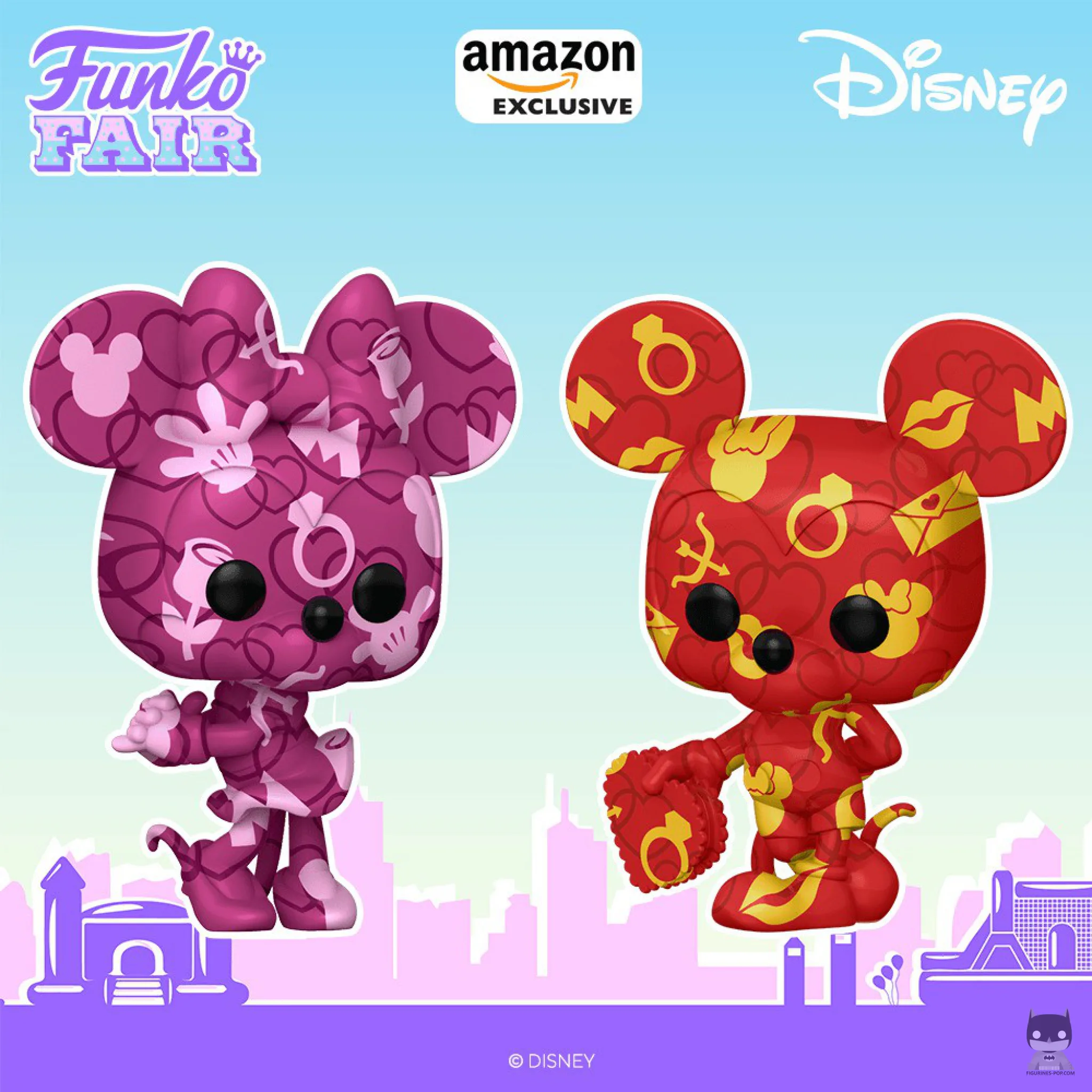 Un duo pack de Mickey et Minie en POP Art Series