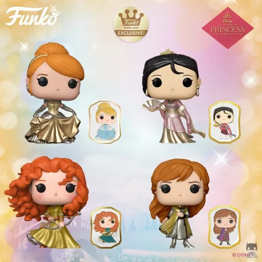 4 nouvelles princesses Disney en version Gold