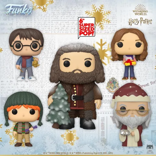 5 nouvelles POP Harry Potter aux couleurs de Noël