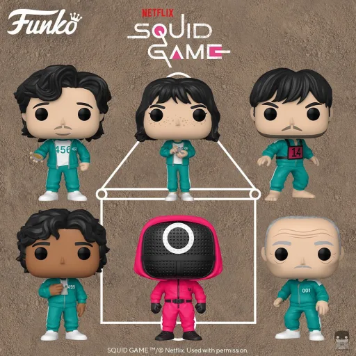 Déferlante de Funko POP Squid Game