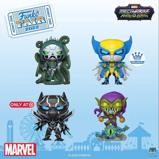 Déferlante de POP Marvel Mech Strike Monster Hunters