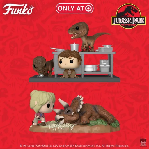 Deux POP Movie Moment de Jurassic Park