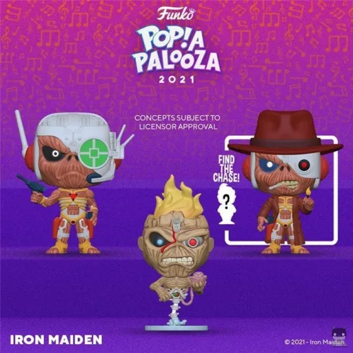 Eddie, la mascotte d’Iron Maiden revient en POP