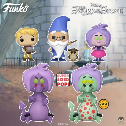 Les personnages de Merlin l’Enchanteur en POP