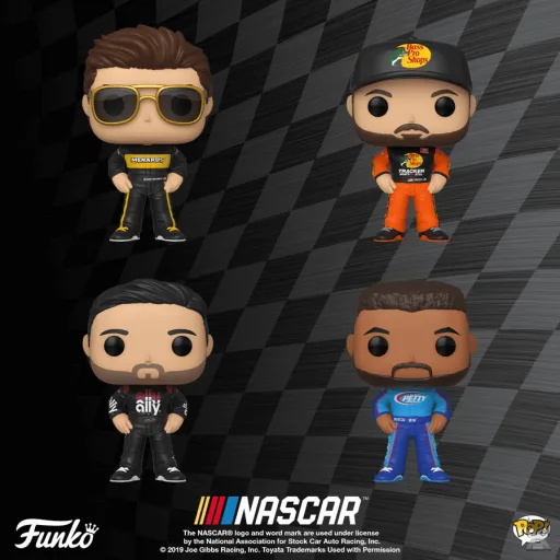 Les pilotes de la NASCAR popifiés