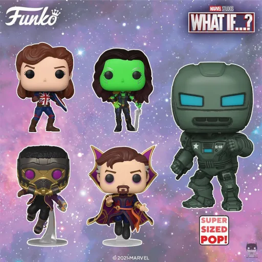 Les premières POP de la nouvelle série d’animation What If… ? (Marvel)