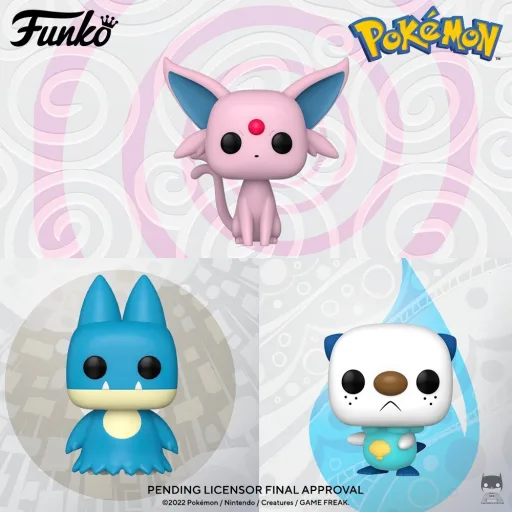 Trois nouveaux Pokemon en Funko POP