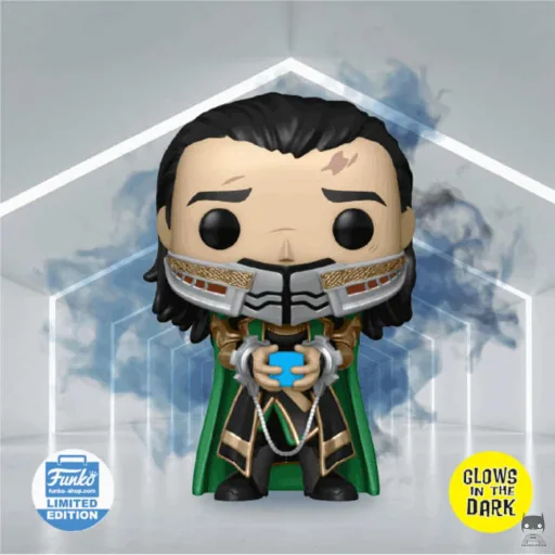 Une nouvelle POP de Loki (Thor) qui tient le Tesseract
