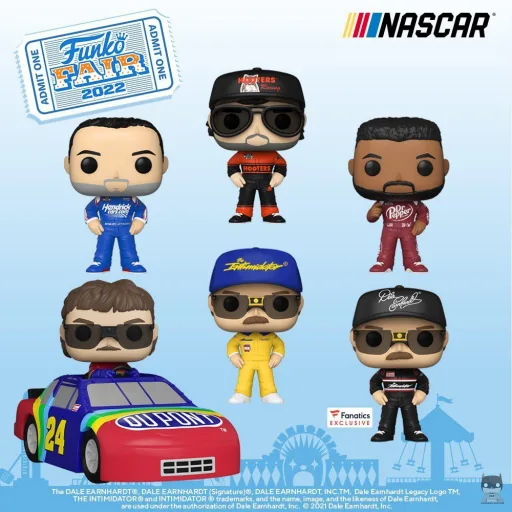 Vague de pilotes NASCAR en POP dont une superbe POP Rides